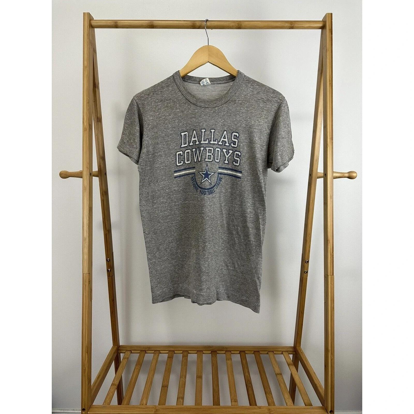 Vintage Style 80s Champion Dallas Cowboys NFL Paper Thin Sweatshirt T-shirt, NFL Football Teams Gifts For Fans