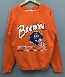 Vintage Style 80s Champion NFL Broncos Sweatshirt T-shirt, NFL Football Teams Gifts For Fans