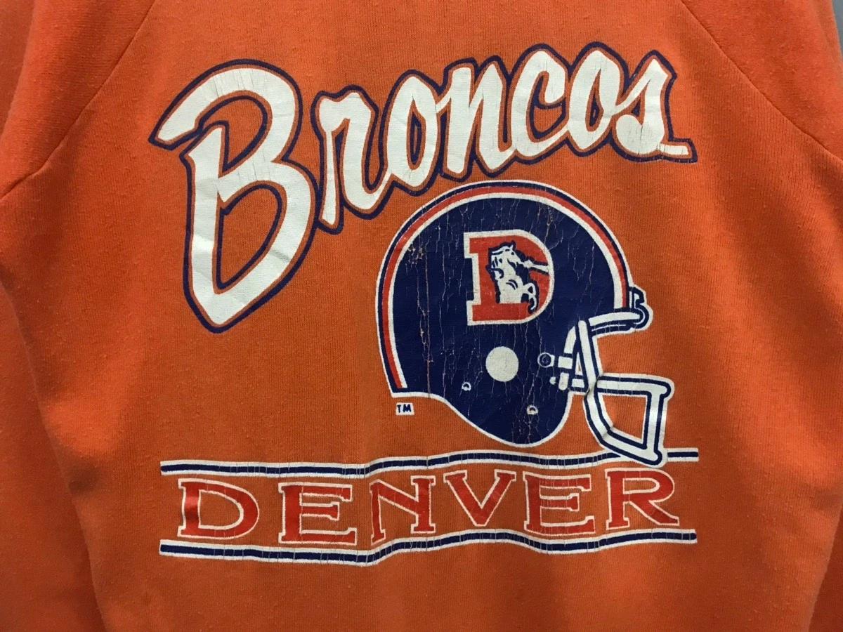 Vintage Style 80s Champion NFL Broncos Sweatshirt T-shirt, NFL Football Teams Gifts For Fans - Image 2