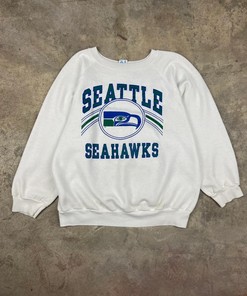 Vintage Style 80s Champion Seattle Seahawks Sweatshirt T-shirt, NFL Football Teams Gifts For Fans