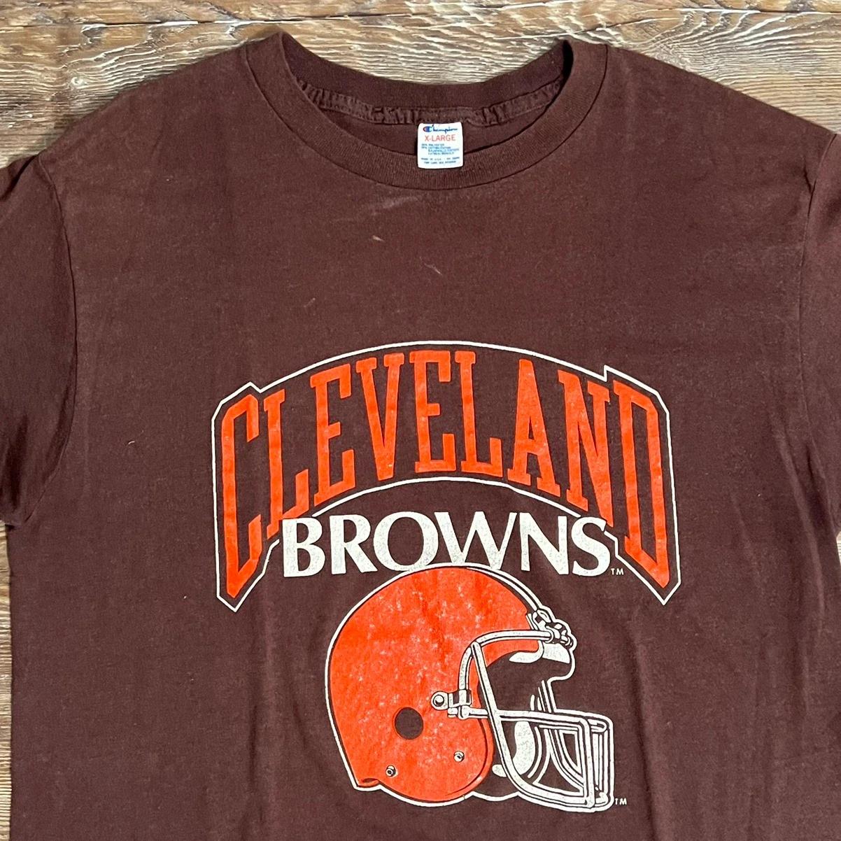 Vintage Style 80’s Cleveland Browns NFL Football Champion Sweatshirt T-shirt, NFL Football Teams Gifts For Fans - Image 2