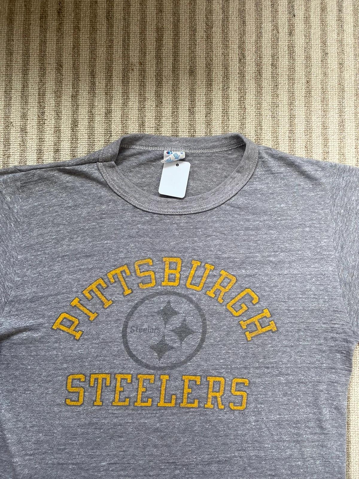 Vintage Style 80s Pittsburgh Steelers Champion Sweatshirt T-shirt, NFL Football Teams Gifts For Fans - Image 2