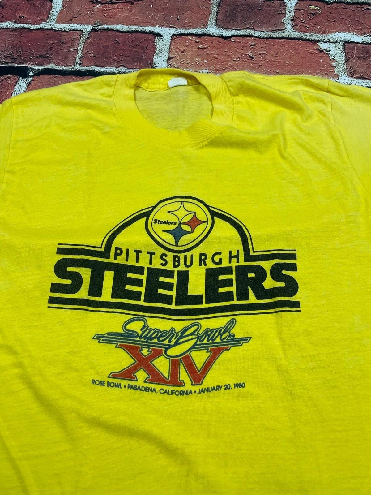 Vintage Style 80s Pittsburgh Steelers Super Bowl Xiv Sweatshirt T-shirt, NFL Football Teams Gifts For Fans
