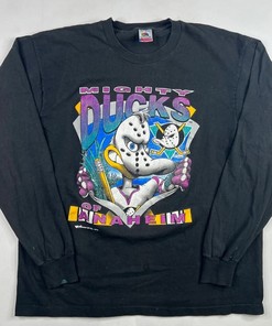 Vintage Style 90S Anaheim Mighty Ducks Crewneck Sweatshirt, Mighty Ducks Hoodie T-Shirt