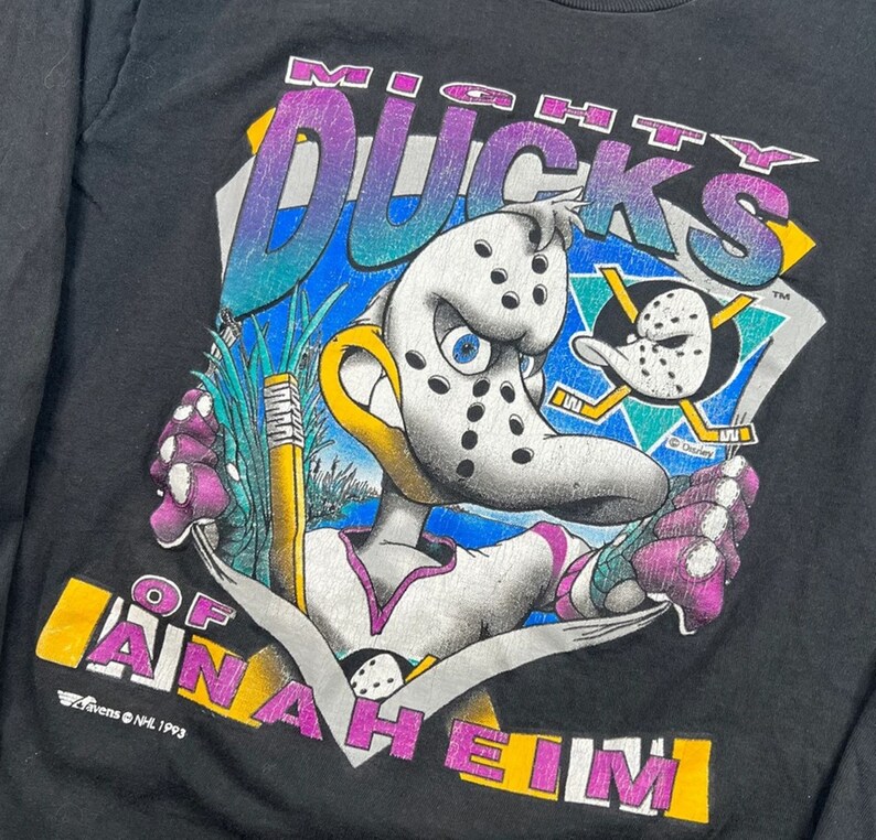 Vintage Style 90S Anaheim Mighty Ducks Crewneck Sweatshirt, Mighty Ducks Hoodie T-Shirt - Image 2