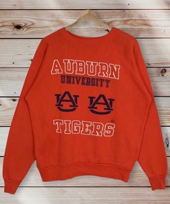 Vintage Style 90’S Auburn University Tigers Crew Neck Sweatshirt