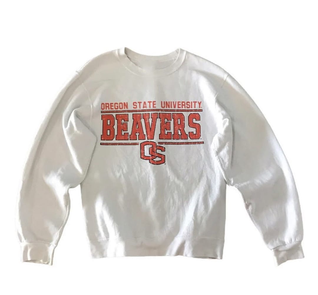Vintage Style 90S Beavers Oregon State University Sweatshirt, Oregon State Sweatshirt, Gift For Her
