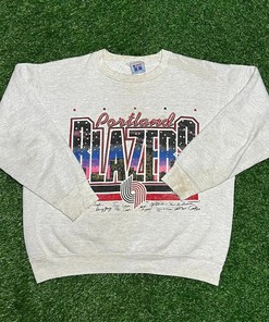 Vintage Style 90S Blazers Skyline Crewneck Bna T-Shirt, Hoodie, Sweatshirt Gifts For Fans