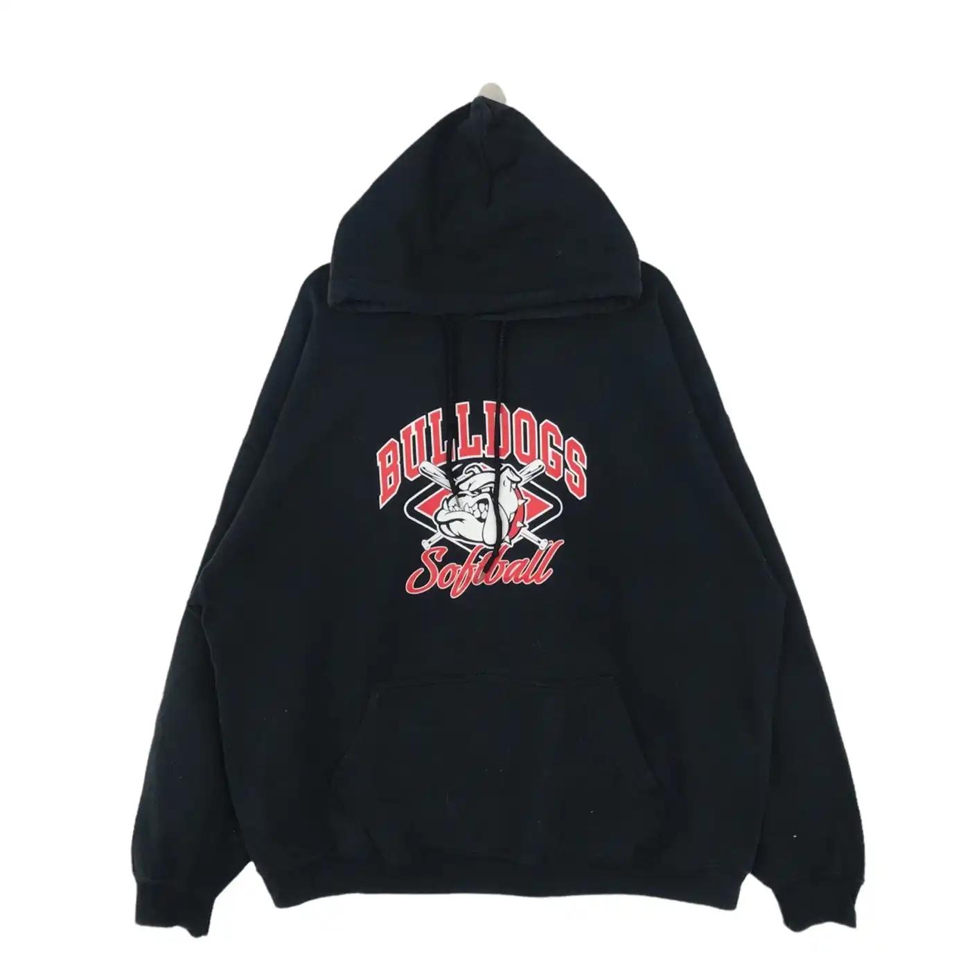 Vintage Style 90S Bulldogs Softball Logo T-Shirt Sweatshirt Hoodie American Football Gifts Lover