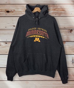 Vintage Style 90’S Champion Minnesota Golden Gophers Pullover Hoodie Sweater Pullover