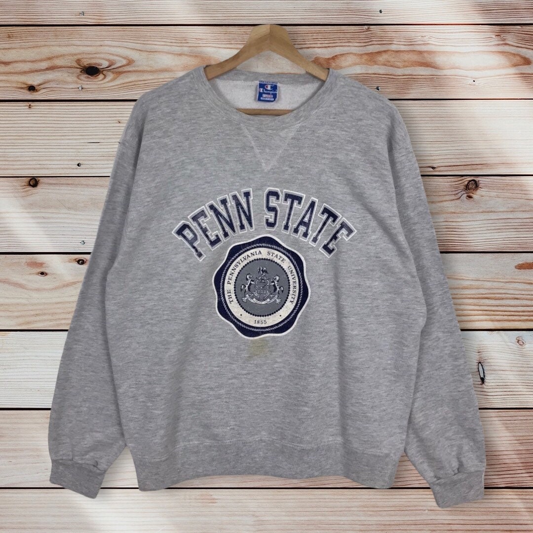 Vintage Style 90S Champion Penn State University Crewneck Sweatshirt, University Sweater Pullover, Hoodie