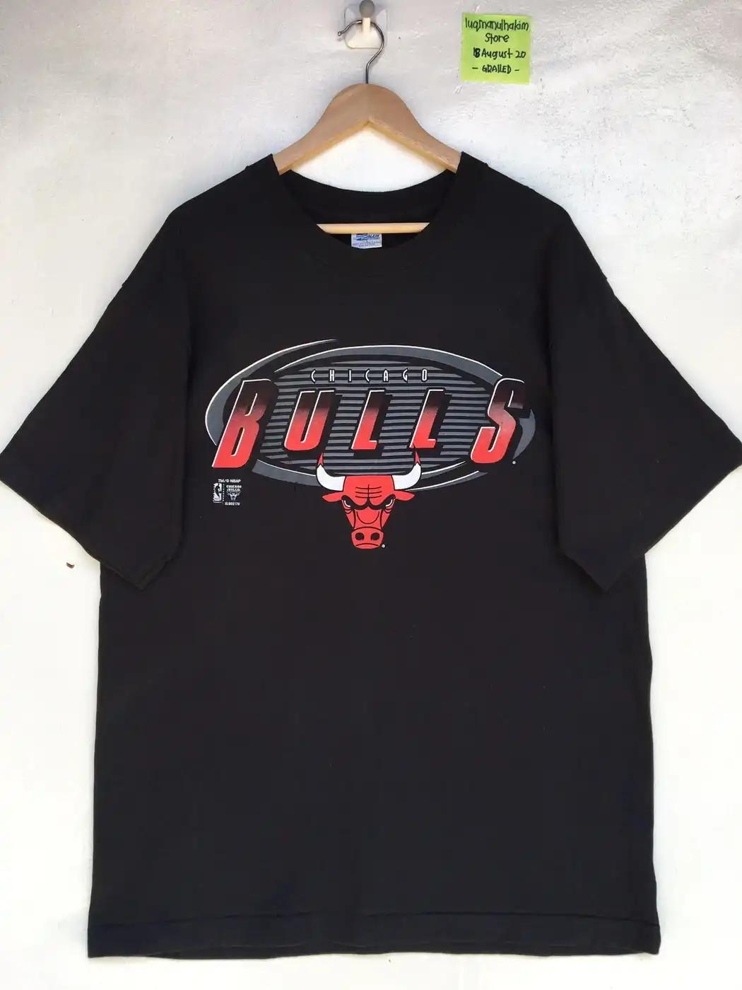 Vintage Style 90’S Chicago Bulls Bna Logo Apparel For Fans
