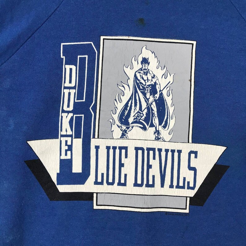Vintage Style 90’S Duke Blue Devils Crewneck Sweatshirt, Duke University Sweater Pullover, Hoodie - Image 2