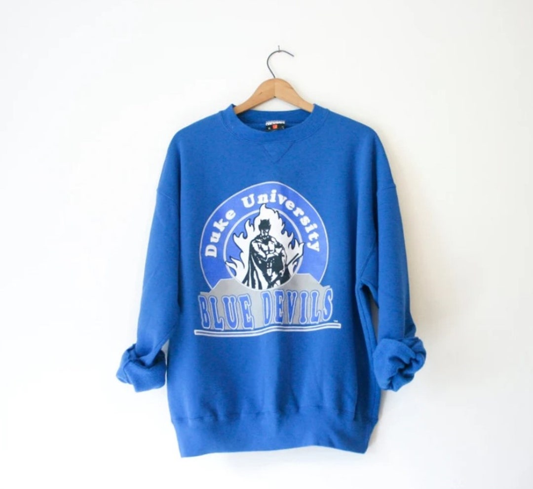Vintage Style 90S Duke University Blue Devils Sweatshirt Unique Gift Idea For Him Or Her