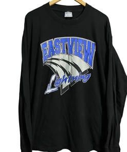 Vintage Style 90S Eastview Lightning Sweatshirt Hoodie Football Game Day T-Shirt Lover