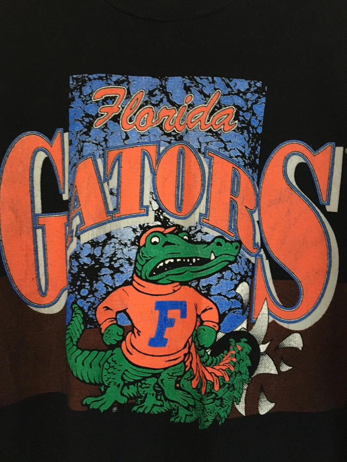 Vintage Style 90S Florida Gators T-Shirt Sweatshirt Hoodie American Football Gifts Lover - Image 2