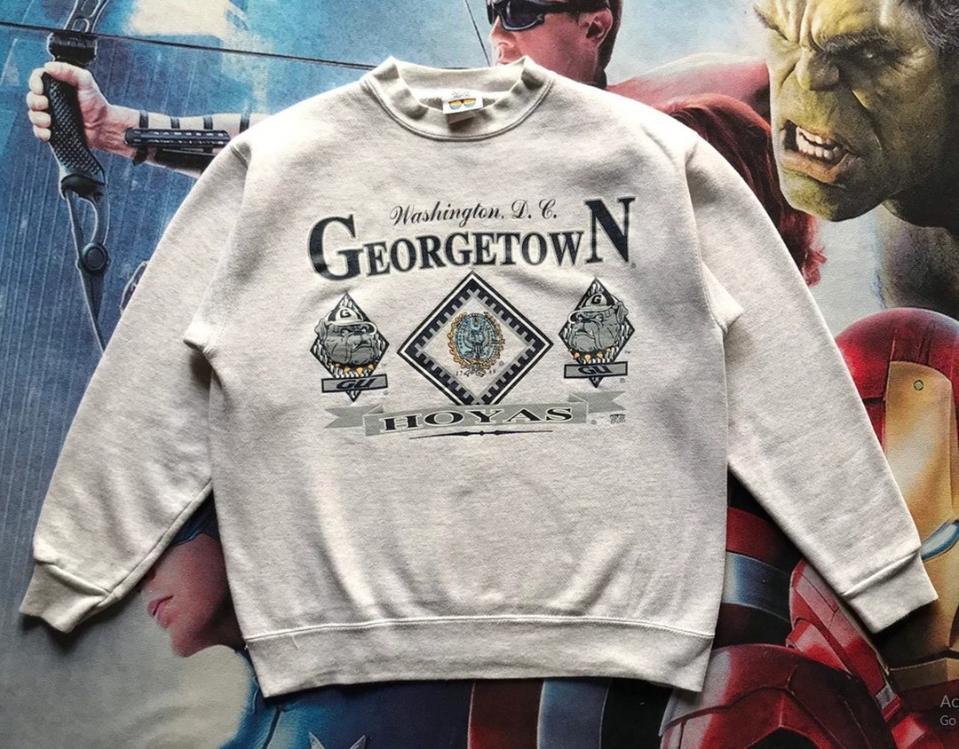Vintage Style 90S Georgetown Hoyas Crewneck Sweatshirt Perfect For Any Occasion