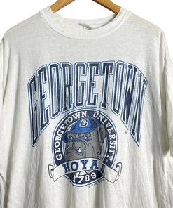 Vintage Style 90S Georgetown Hoyas University Sweatshirt Hoodie Football Game Day T-Shirt Lover