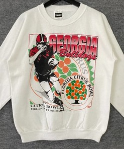 Vintage Style 90S Georgia Bulldogs Crewneck Sweatshirt, Georgia Bulldogs Shirt, Georgia Bulldogs Hoodie