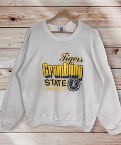 Vintage Style 90’S Grambling State University Of Louisiana Crewneck Sweatshirt Sweater Pullover, Hoodie