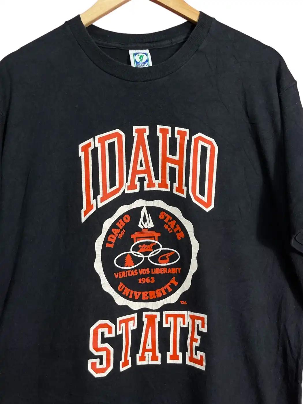 Vintage Style 90S Idaho State University Sweatshirt Hoodie Football Game Day T-Shirt Lover - Image 2