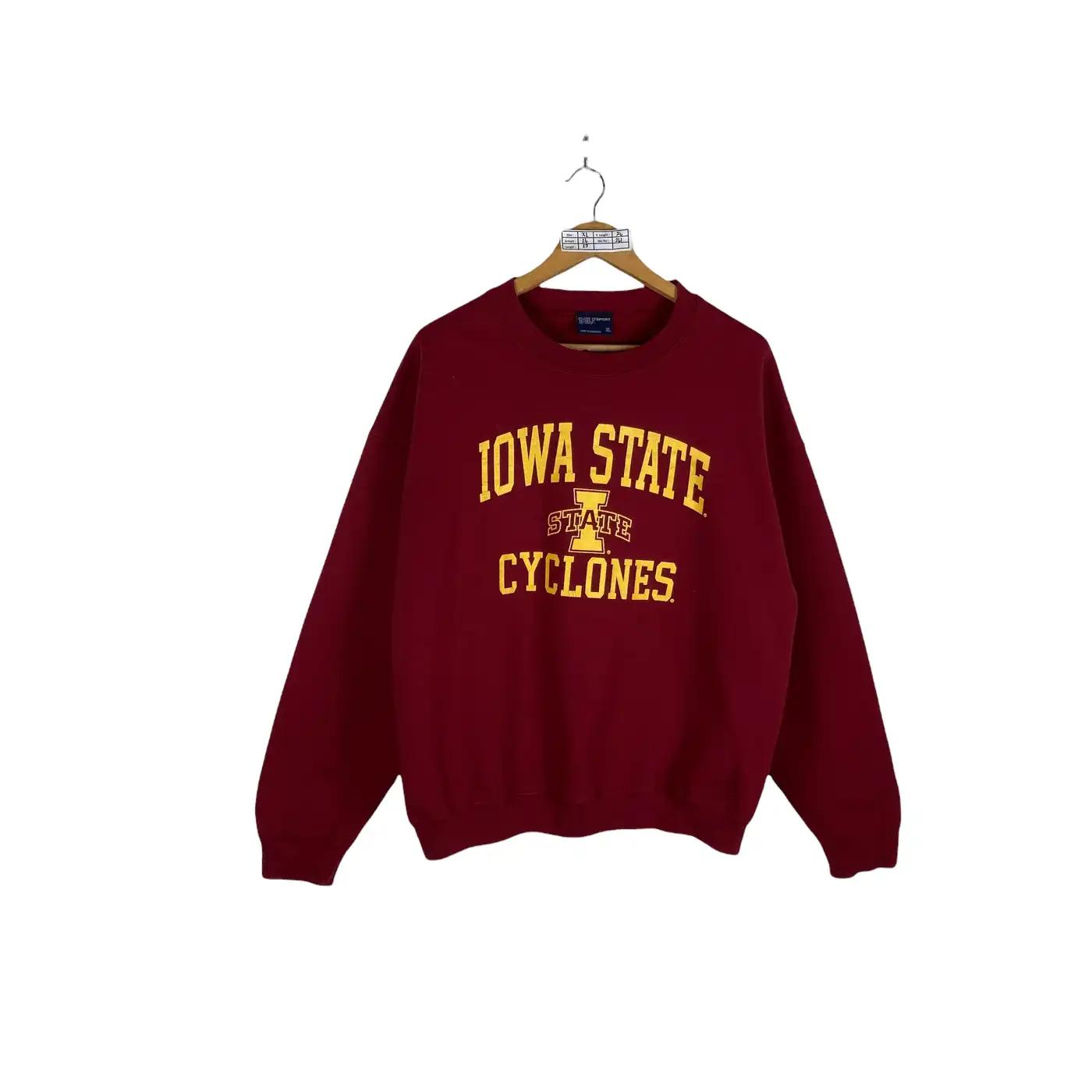 Vintage Style 90S Iowa State University Cyclone Sweatshirt Hoodie Football Game Day T-Shirt Lover