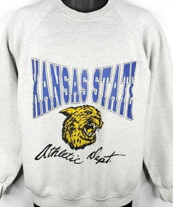 Vintage Style 90S Kansas State University Wildcats Sweatshirt Ideal Gift For Wildcat Fans, Kansas State Sweater