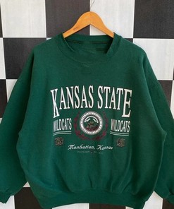 Vintage Style 90S Kansas State University Wildcats Sweatshirt, Vintage Style 90S Shirt, Kansas State University Crewneck