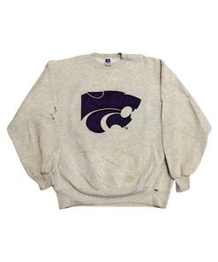 Vintage Style 90S Kansas State Wildcats University American Sweatshirt Gifts For Ncaa