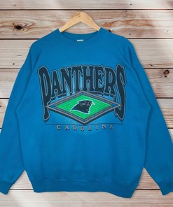 Vintage Style 90’S Logo 7 Nfl Carolina Panthers Crewneck Sweatshirt, Nfl Carolina Panthers Sweater Pullover