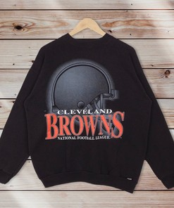 Vintage Style 90’S Logo 7 Nfl Cleveland Browns Crewneck Sweatshirt, Nfl Cleveland Browns Sweater Pullover