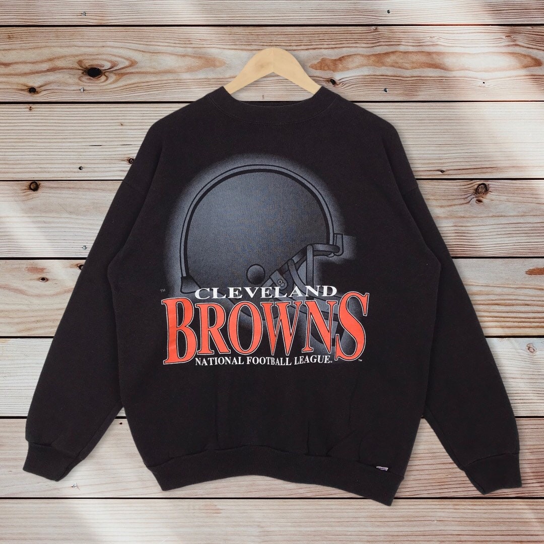 Vintage Style 90’S Logo 7 Nfl Cleveland Browns Crewneck Sweatshirt, Nfl Cleveland Browns Sweater Pullover
