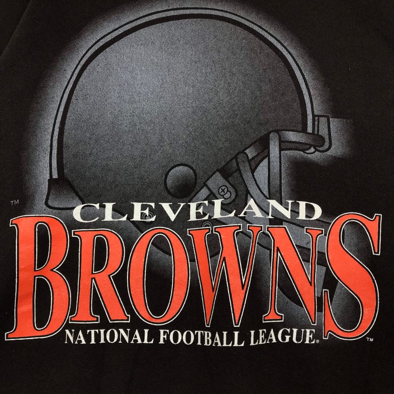 Vintage Style 90’S Logo 7 Nfl Cleveland Browns Crewneck Sweatshirt, Nfl Cleveland Browns Sweater Pullover - Image 2