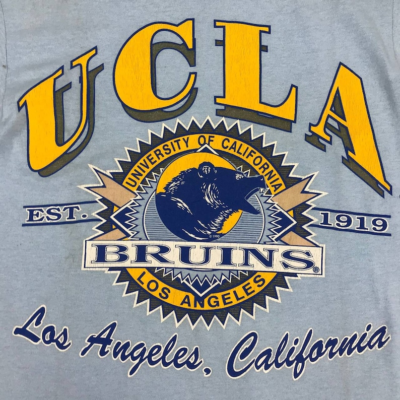 Vintage Style 90’S Logo 7 Ucla University Crewneck T-Shirt, University California Los Angeles Bruins Sweatshirt, Hoodie - Image 2