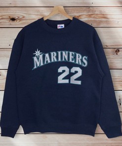 Vintage Style 90’S Majestic Mlb Seattle Mariners Sasaki Crewneck Sweatshirt, Baseball Club, Hoodie