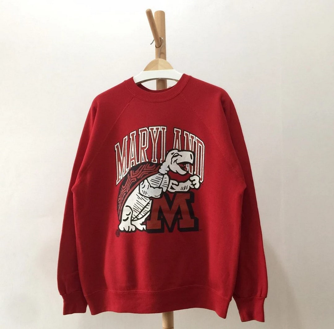 Vintage Style 90S Maryland Terrapins Crewneck Sweatshirt, Maryland Terrapins Shirt, Maryland Terrapins Hoodie