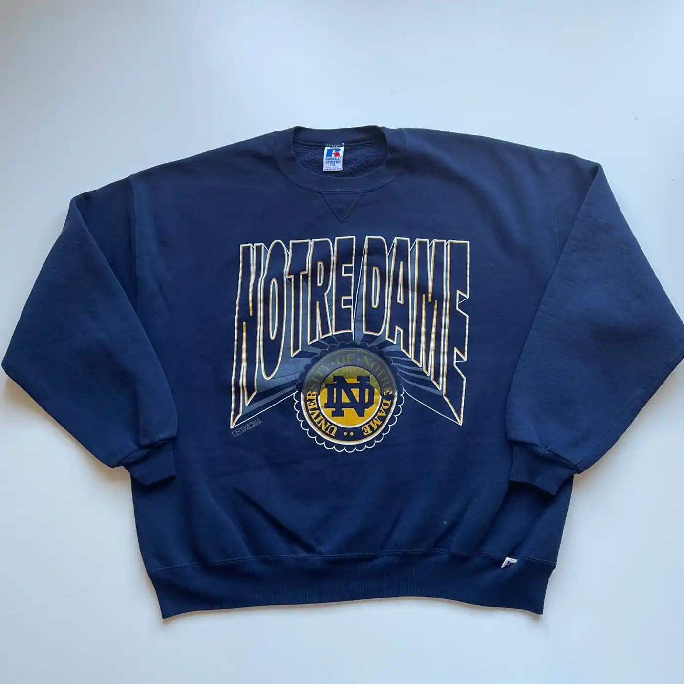 Vintage Style 90S Michigan Wolverines Russel Athletic University American Sweatshirt Gifts For Ncaa