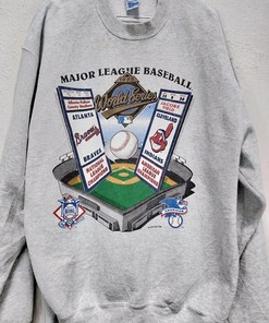 Vintage Style 90'S Mlb World Series Major League Baseball T-Shirt, Hoodie, And Sweatshirt Gift For Fans