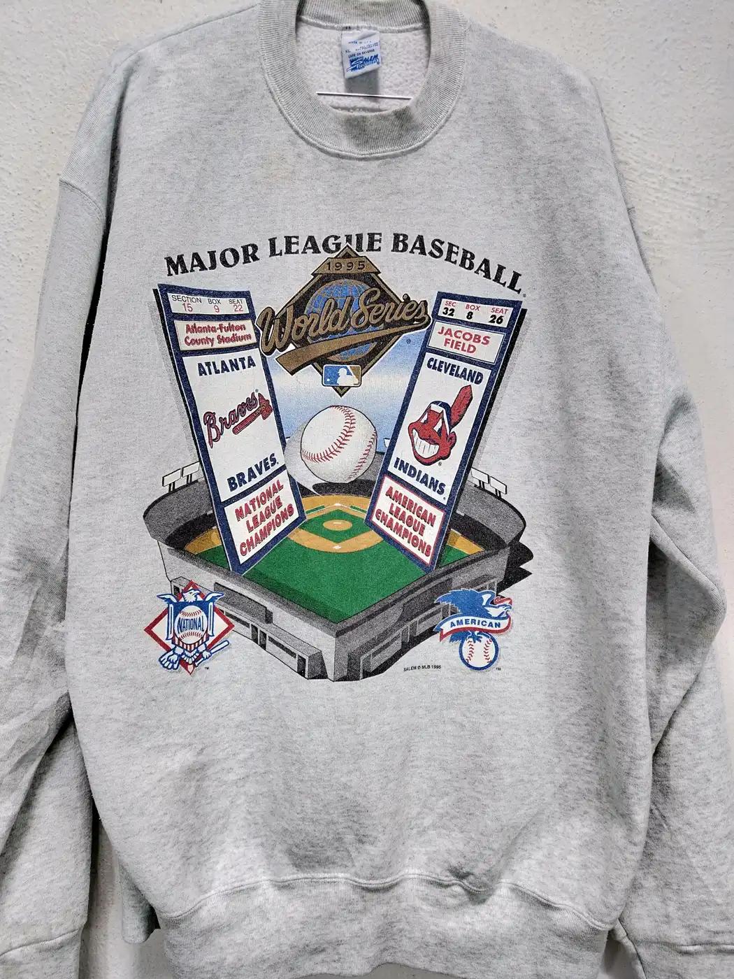 Vintage Style 90'S Mlb World Series Major League Baseball T-Shirt, Hoodie, And Sweatshirt Gift For Fans