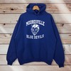 Vintage Style 90’S Mooresville Blue Devils Football Pullover Hoodie Sweater Pullover