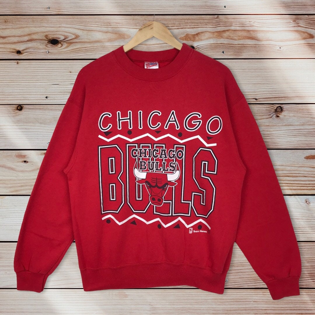 Vintage Style 90’S Nba Chicago Bulls Crewneck Sweatshirt, Nba Chicago Bulls Sweater Pullover