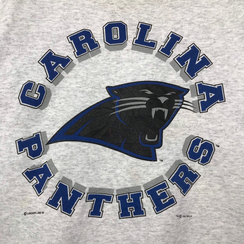Vintage Style 90S Nfl Carolina Panthers Crewneck Sweatshirt, Nfl Carolina Panthers Sweater Pullover, Hoodie - Image 2