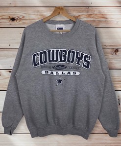 Vintage Style 90S Nfl Dallas Cowboys Crewneck Sweatshirt, Nfl Dallas Cowboy Sweater Pullover Unisex Clothing, Hoodie