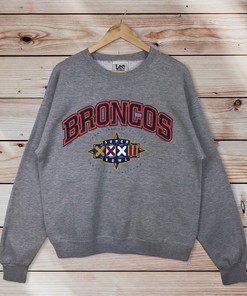Vintage Style 90’S Nfl Denver Broncos Crewneck Sweatshirt, California Sweater Pullover Lover