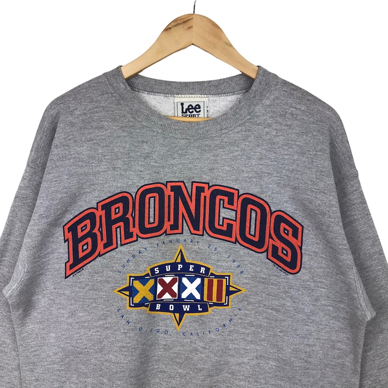 Vintage Style 90’S Nfl Denver Broncos Crewneck Sweatshirt, California Sweater Pullover Lover - Image 2