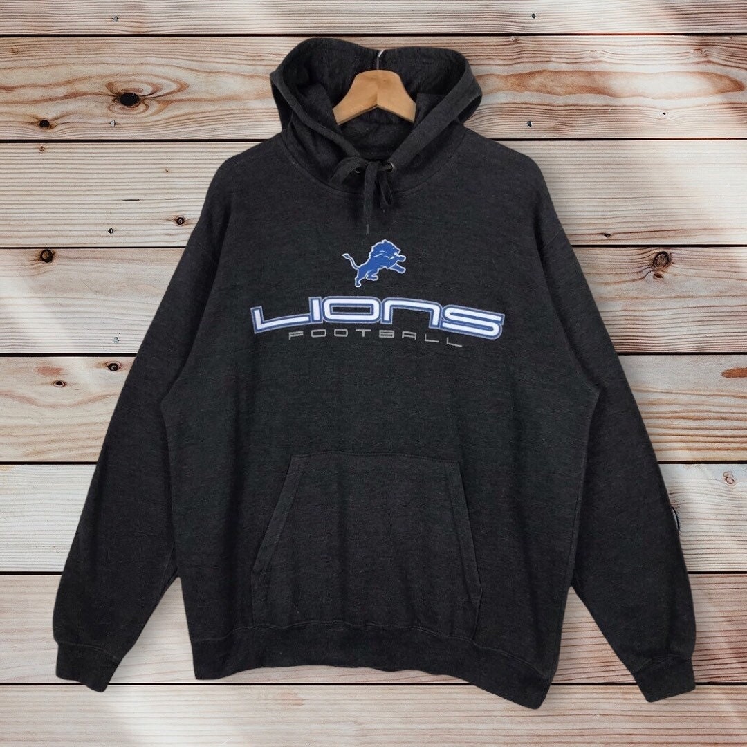 Vintage Style 90’S Nfl Detroit Lions Football Pullover Hoodie Sweater Pullover, Hoodie
