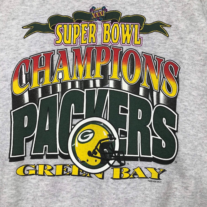 Vintage Style 90’S Nfl Green Bay Packers Crew Neck Sweatshirt Sweater Pullover, Hoodie - Image 2