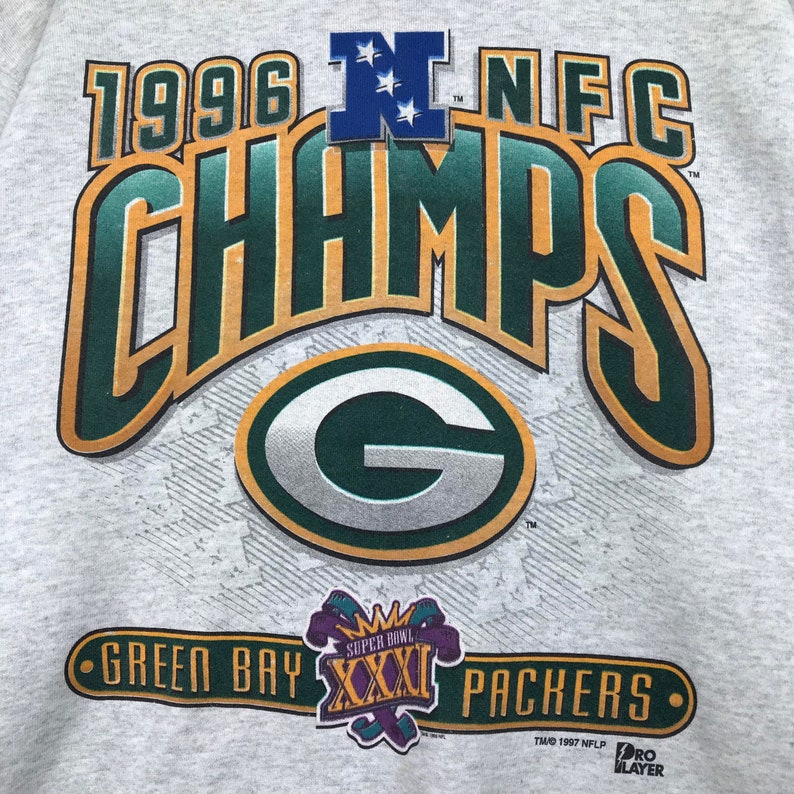 Vintage Style 90’S Nfl Green Bay Packers Crewneck Sweatshirt, Nfl Green Bay Packers Sweater Pullover Full Size - Image 2
