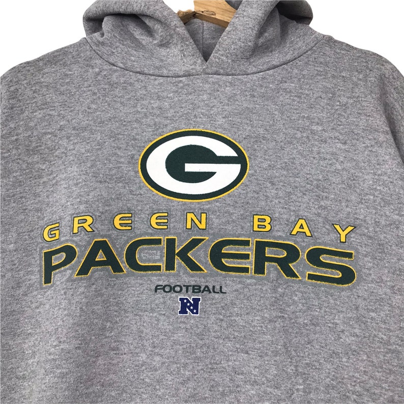 Vintage Style 90’S Nfl Green Bay Packers Pullover Hoodie, Nfl Green Bay Packers Sweater Pullover, Hoodie - Image 2
