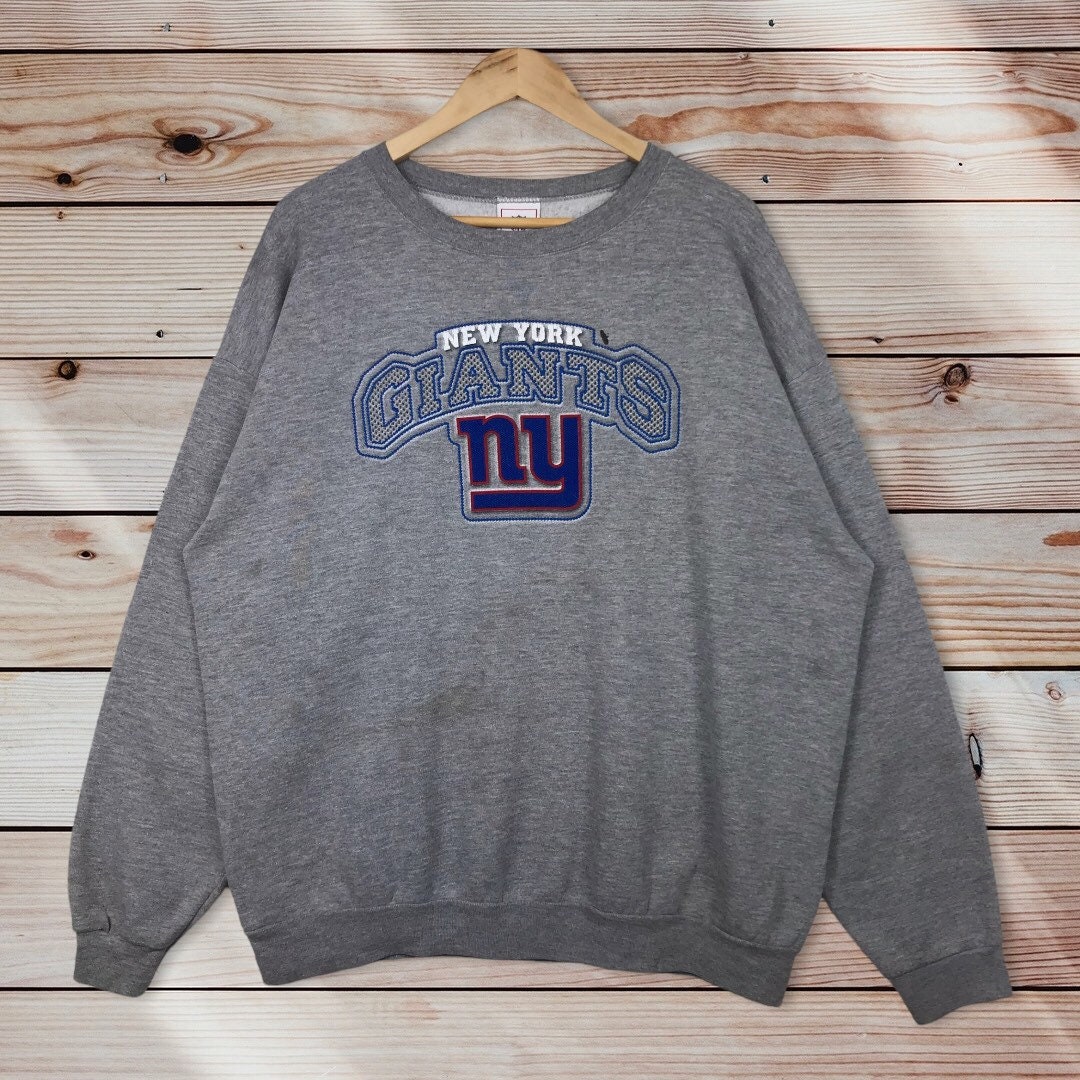 Vintage Style 90’S Nfl New York Giants Crewneck Sweatshirt, Nfl New York Giants Sweater Pullover